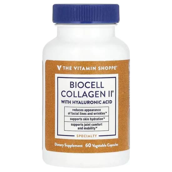 The Vitamin Shoppe Biocell Collagen II 60 Cápsulas