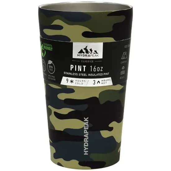 Copo Térmico Hydrapeak HP-PINT-16-Camo 473ML - Verde Camuflado