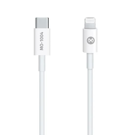 Cabo Mox MO-1004 - Lightning/USB-C - 1 Metro - Branco