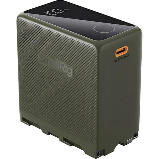 Bateria Recarregável Smallrig 4577 10.500 Mah para Câmera Sony - Verde Oliva