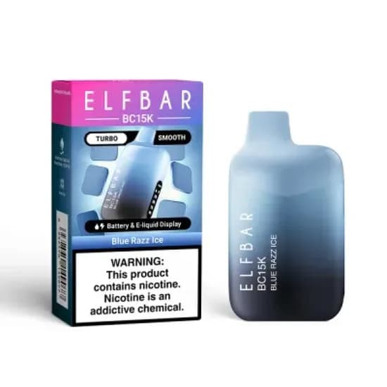 Elfbar BC 15000 Puffs Blue Razz Ice