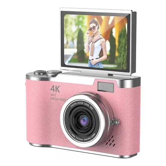 Camera Digital LK-007 - 180Ø - 8X - 2.4" - Rosa