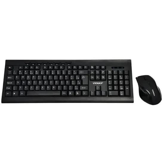 Satellite Teclado + Mouse Wireless AK-725G 2.4GHZ Port Negro