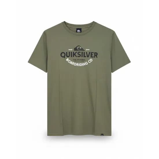Remera Quiksilver Typed Out Verde
