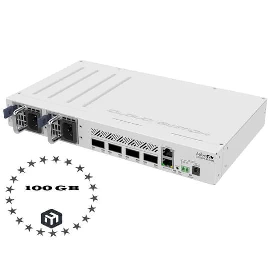 Mikrotik Switch CRS504-4XQ-In 4*100GB QSFP28 650MHZ L5