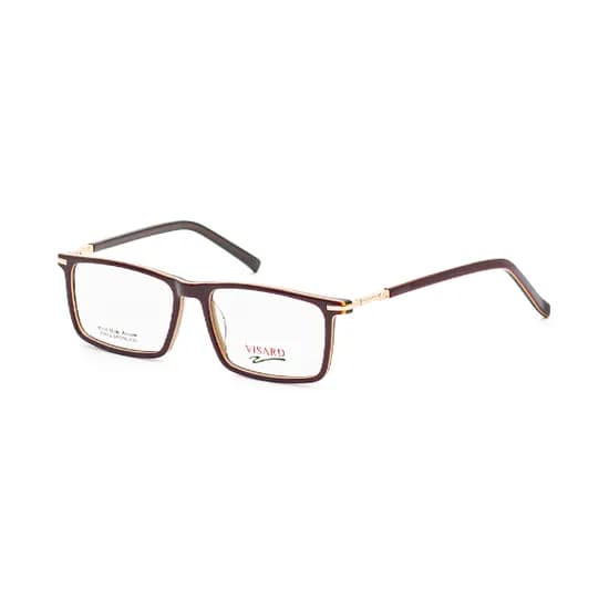 Armação para Óculos de Grau Visard LT013 C5 Tam. 54-16-138MM - Marrom/Dourado