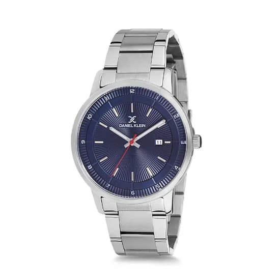 Relógio Analógico Masculino Daniel Klein Premium DK12114-2 - Prata e Azul