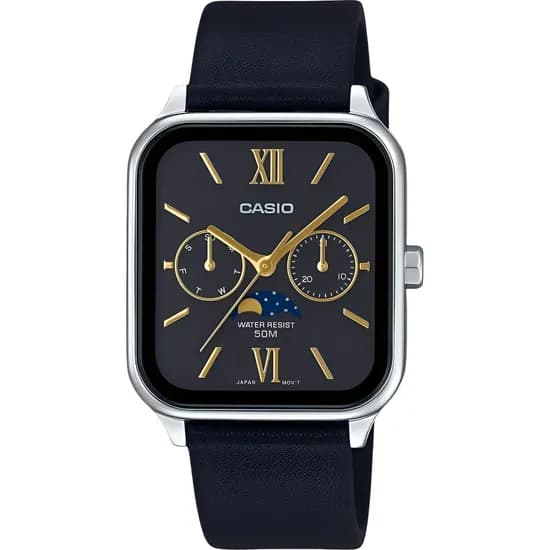 Relógio Casio MTP-M305L-1A2VDF Analógico Masculino - Prata/Preto