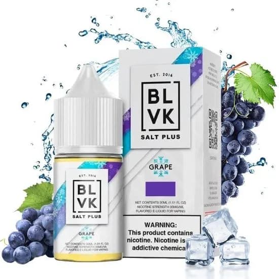 BLVK 30ML Salt Plus Grape Ice 50MG