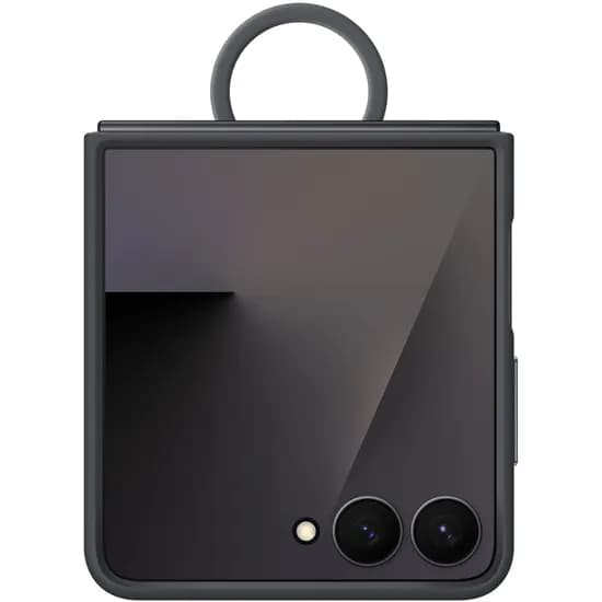 Capa Samsung Galaxy Z FLIP7 EF-PF766TBEGWW Ring Silicone - Black