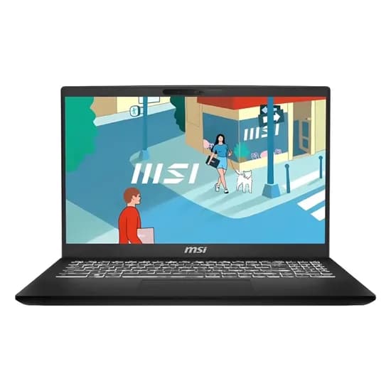 Notebook MSI Modern 15 H Intel Core 9-270H 32GB Ram 1TB SSD Tela 15.6" Full HD Windows 11 Inglês Preto - C2RMTG-406