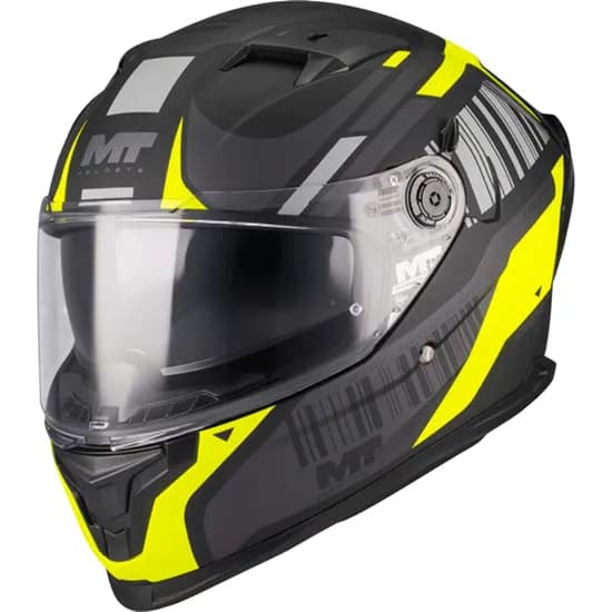 Capacete MT Helmets Braker SV Cockpit B13 - Fechado - Tamanho XL - com Óculos Interno - Matt