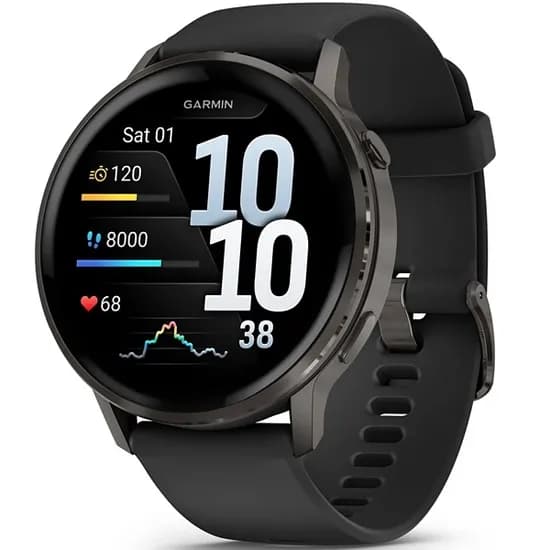 Relógio Garmin Venu 4 010-03014 45MM com GPS/Wi-Fi - Preto