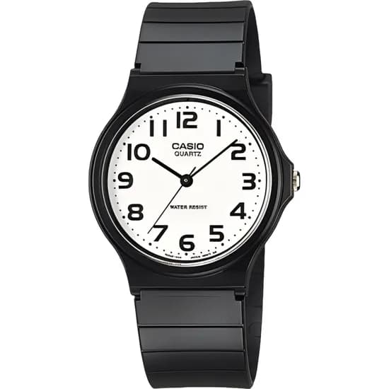 Relógio Casio MQ-24-7B2LDF Analógico Unissex - Preto/Branco