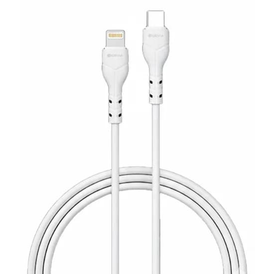 Cabo Devia EC150 USB-C para Lightning 27W 1M - Branco