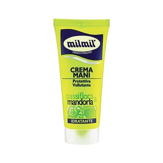 Crema para Manos Milmil Protettiva Vellutante Passiflora & Mandorla 75ML