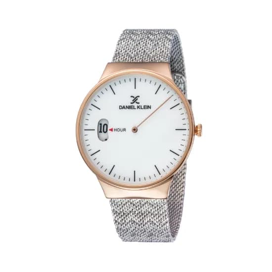 Relógio Analógico Masculino Daniel Klein Fiord DK11967-4 - Prata/Rosa Ouro