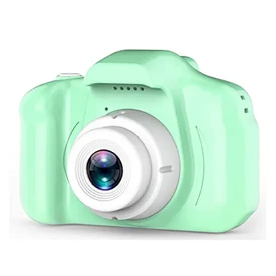 Camera para Criança Children's Digital / 2" / 400MAH / 4 Funçoes / 5V / 1A- Verde Claro