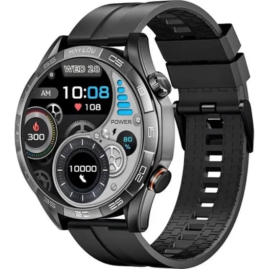 Relogio Smart Haylou Solar 5 HF004 LS20 Black + Pulseira