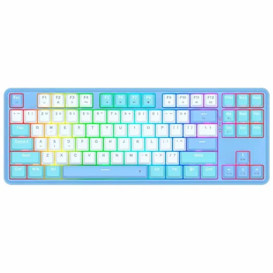 Teclado Redragon K707WBB-RGB Star Blade (Inglês) - Azul Claro