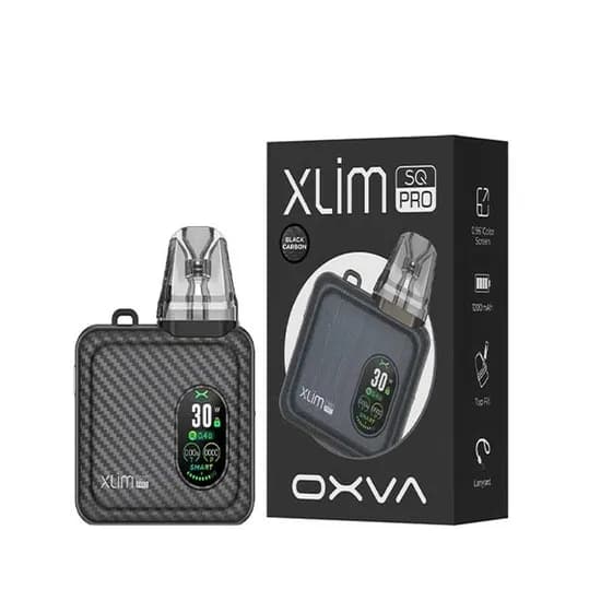 Oxva Xlim SQ Pro Kit Black Carbon+BLVK LMTD 35MG