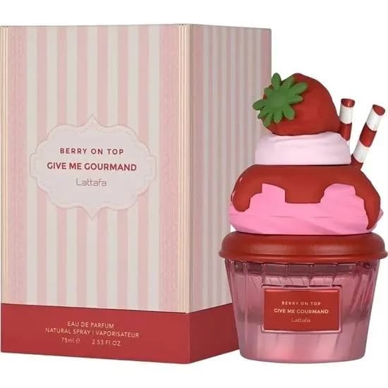 Perfume Lattafa Give Me Gourmand Berry On Top Edp 75ML - Feminino