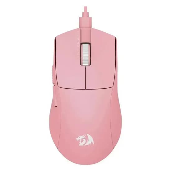 Mouse Gamer Redragon K1NG 1K M724P 12400 Dpi USB-C - Rosa