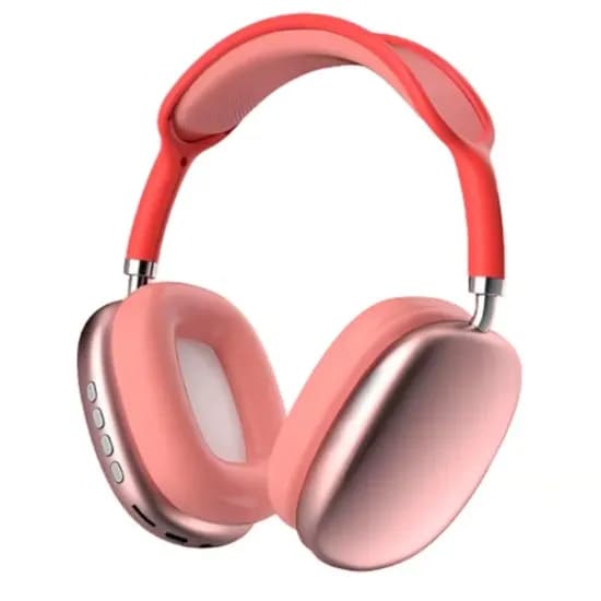 Fone de Ouvido Sem Fio P9 com Bluetooth - Vermelho