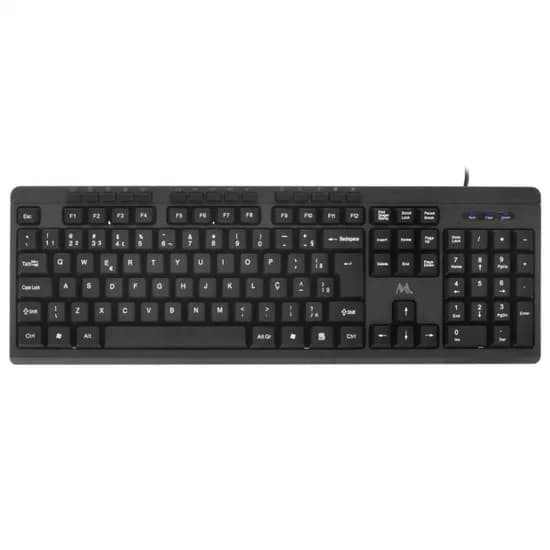 Teclado Mtek KB-8188M USB Portugues Preto