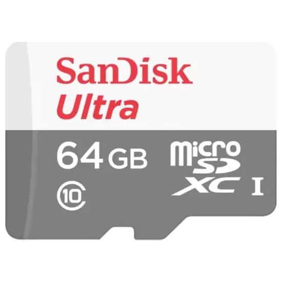 Cartão de Memória Micro SD 64GB Sandisk Ultra 100MB/s