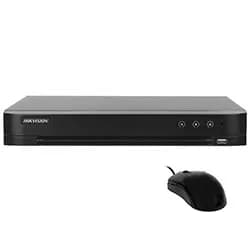 CCTV de Vigilância DVR IDS-7216HQHI-M1/ XT Turbo HD Pro 16CH / HDMI / VGA / USB / Lan - Preto + Mouse
