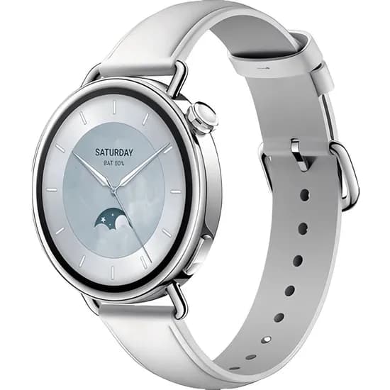 Relogio Smart Xiaomi Watch S4 BHRO7VUGL Leather Strap - White