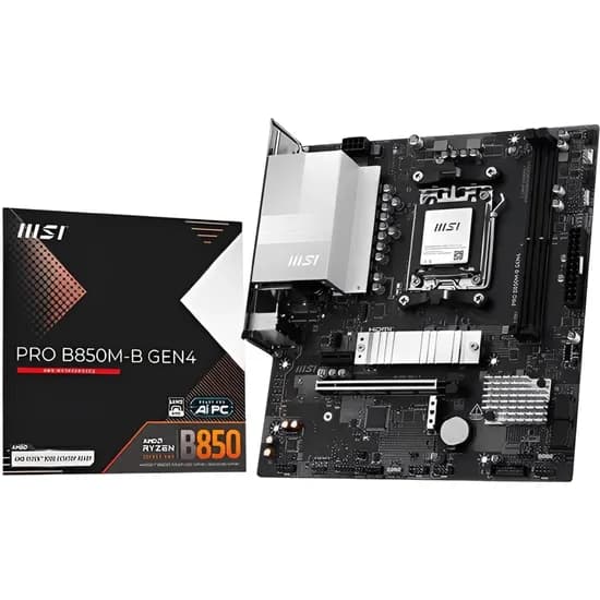 Placa-Mãe MSI B850M-B GEN4 AM5 DDR5