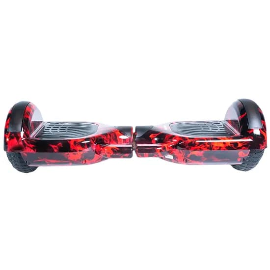 Scooter Hoverboard Interbras 6.5" / 36V - 2,4AH / Bluetooth / LED - N12 Vermelho Fogo