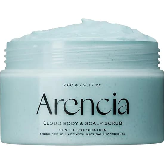 Esfoliante Corporal e Capilar de Sal Marinha Arencia Cloud Sea Salt Body & Scalp Scrub French - Mint & Lily 260G