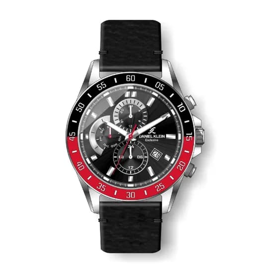 Relógio Analógico Masculino Daniel Klein Exclusive DK.1.12455-1 - Prata e Preto