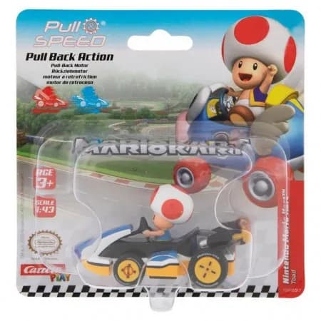 Carrera Mario Kart Pull & Speed Toad 1/43 3178