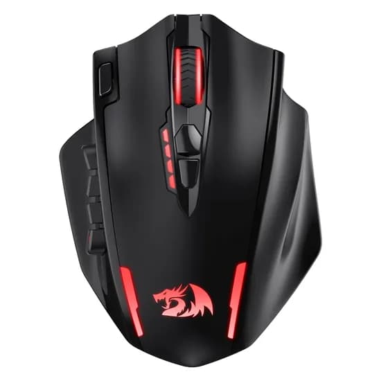 Mouse Gamer Redragon Impact Elite M913 RGB 16000 Dpi USB-C - Preto