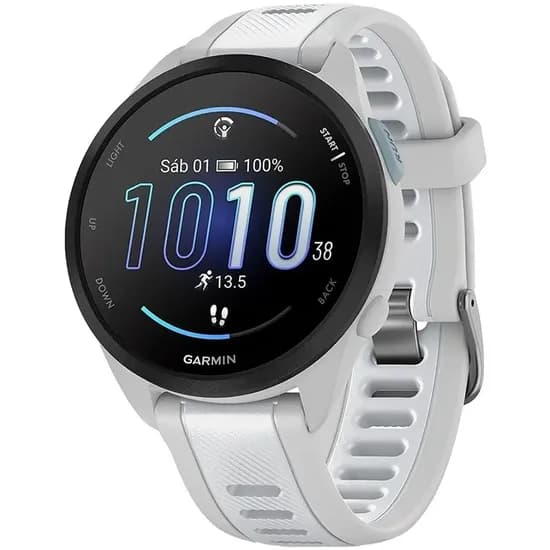 Relogio GPS Garmin Forerunner 265 46MM 010-02810-01 - Whitestone (Caixa Feia)