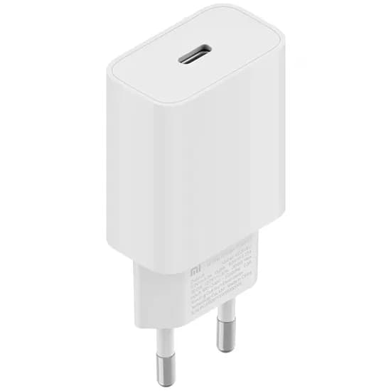Adaptador de Tomada Xiaomi MDY-20-Eg USB-C de 20 Watts - Branco