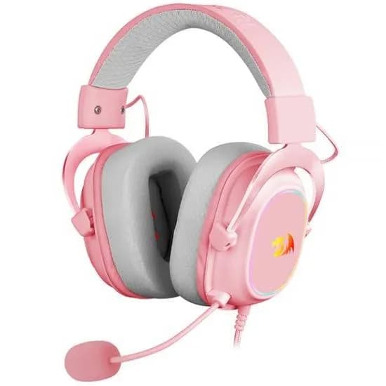 Headset Redragon H510P-RGB Zeus X RGB Pink USB 7.1 Surround