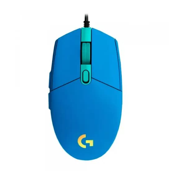 Mouse Gamer Logitech G203 Lightsync 910-005795/5792 RGB 8000 Dpi USB - Azul