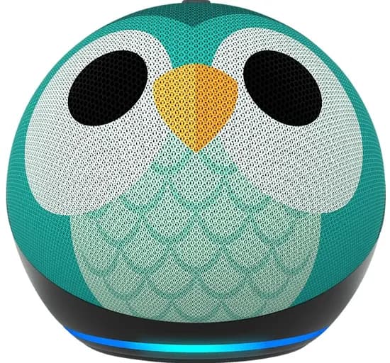 Speaker Amazon Echo Dot Kids 5ª Geração With Alexa - Owl (Caixa Feia)