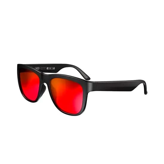 Óculos Inteligente Smart Xo Lentes E6 Audio Sunglasses - Preto/Vermelho