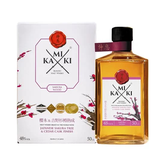 Whisky Kamiki Sakura Wood Blended - 500ML
