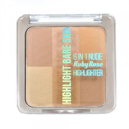 Po Iluminador Ruby Rose Bare Skin 6 Em 1 Nude HB7214 1
