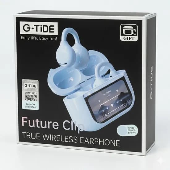 Fone de Ouvido G-Tide Future Clip Earphone - White