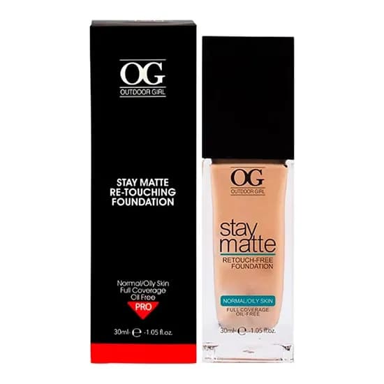Base Líquida Outdoor Girl Stay Matte Pro - 520 Pure Beige - 30ML