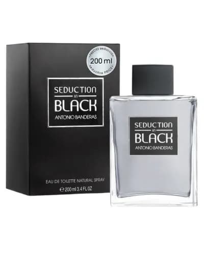 Perfume Antonio Banderas Seduction In Black Edt HV 200ML