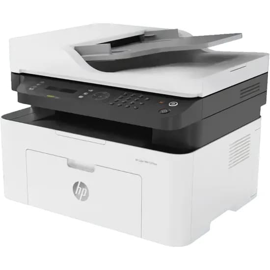 Impressora Multifuncional HP Laser 137FNW Wi-Fi 110V - Branco